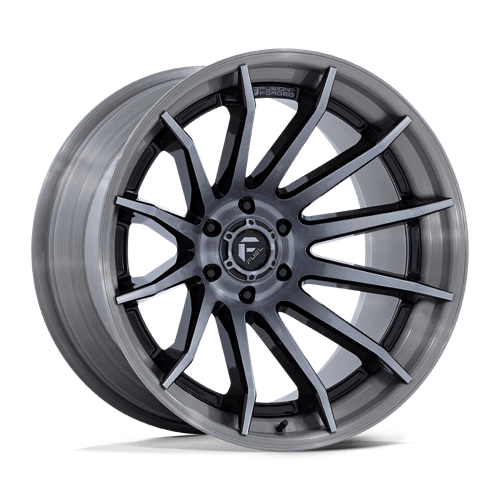 Fuel 1PC FC403 BURN, 20X9, 5X127, ET1, CB71.5, GLOSS BLACK BRUSHED DARK TINT