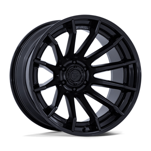 Fuel 1PC FC403 BURN, 20X10, 6X139.7, ET-18, CB106.1, MATTE BLACK W/ GLOSS BLACK LIP