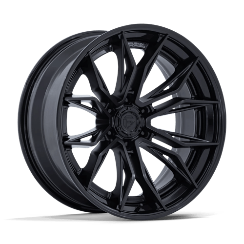 Fuel 1PC FC404 MUTINY, 22X10, 6X139.7, ET-18, CB106.1, MATTE BLACK W/ GLOSS BLACK LIP