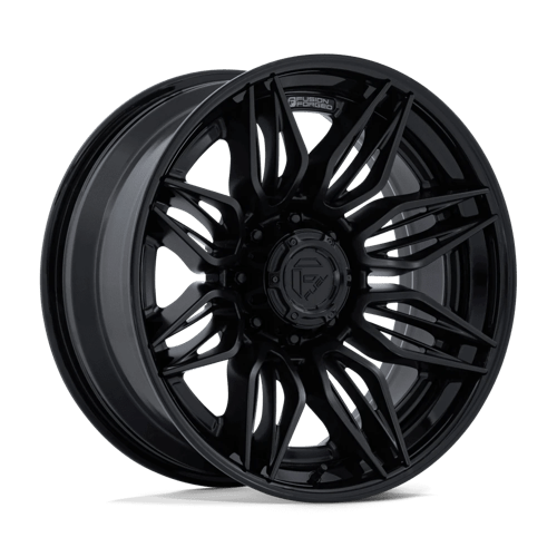 Fuel 1PC FC404 MUTINY, 22X10, 8X180, ET-18, CB124.2, MATTE BLACK W/ GLOSS BLACK LIP