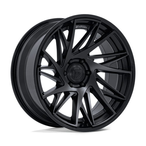 Fuel 1PC FC405 DYNAMO, 22X9.5, 5X127, ET20, CB71.5, MATTE BLACK W/ GLOSS BLACK LIP