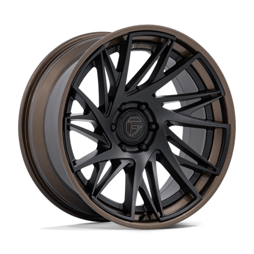 Fuel 1PC FC405 DYNAMO, 20X9, 6X139.7, ET1, CB106.1, MATTE BLACK W/ G-BRONZE LIP