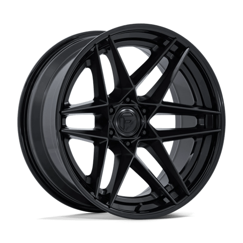 Fuel 1PC FC408 FLIGHT, 22X10, 6X135, ET-18, CB87.1, MATTE BLACK W/ GLOSS BLACK LIP
