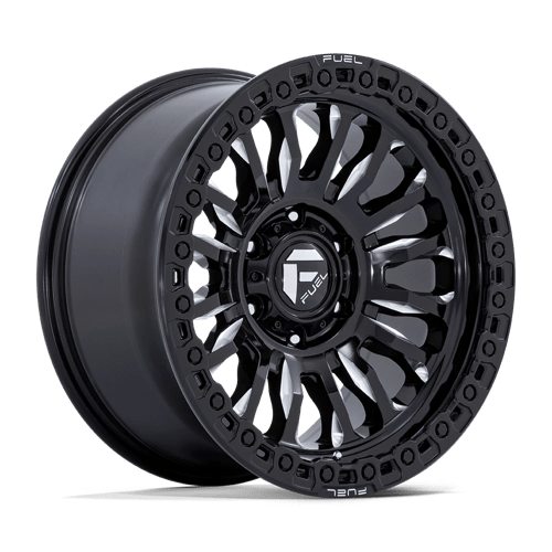 Fuel 1PC FC857 RINCON, 18X9, 8X180, ET-12, CB124.2, GLOSS BLACK MILLED