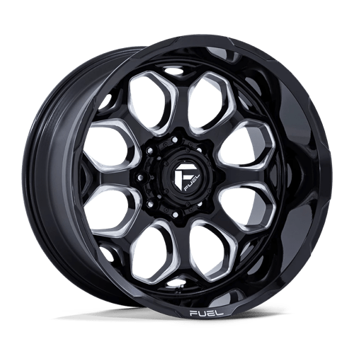 Fuel 1PC FC862 SCEPTER, 20X9, 6X135, ET1, CB87.1, GLOSS BLACK MILLED FC862BE20906301