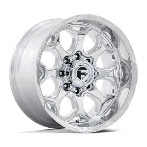 Fuel 1PC FC862 SCEPTER, 20X10, 5X127, ET-18, CB71.5, POLISHED MILLED FC862HX20105018N