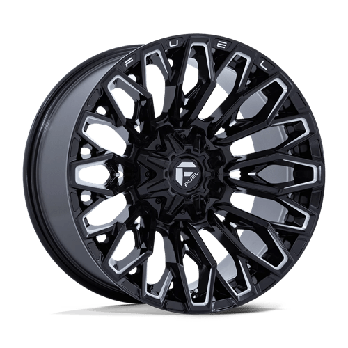 Fuel 1PC FC865 STRIKE, 20X9, 5X139.7/5X150, ET1, CB110.1, GLOSS BLACK MILLED
