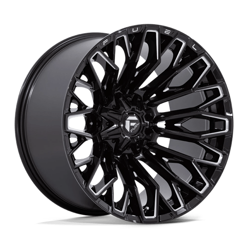 Fuel 1PC FC865 STRIKE, 22X12, 5X127/5X139.7, ET-44, CB87.1, GLOSS BLACK MILLED