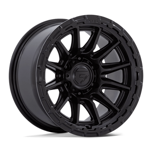 Fuel 1PC FC866 PISTON, 22X9.5, 6X135, ET20, CB87.1, BLACKOUT W/ GLOSS BLACK LIP