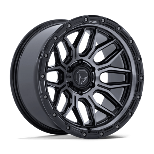 Fuel 1PC FC881 SURGE, 18X9, 5X127, ET1, CB71.5, GLOSS BLACK MACHINED W/ GTCC
