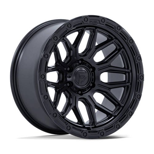 Fuel 1PC FC881 SURGE, 17X9, 5X127, ET-12, CB71.5, MATTE BLACK W/ GLOSS BLACK LIP
