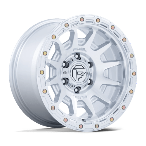 Fuel 1PC FC884 FORTRESS, 18X9, 6X120, ET20, CB66.9, GLOSS SILVER W/ MACHINED FACE