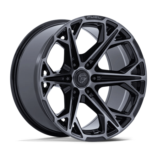 Fuel 1PC FC886 HAMMERHEAD, 20X9, 6X139.7, ET1, CB106.1, GLOSS BLACK DARK TINTED CLEAR