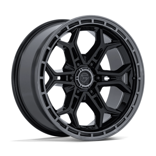 Fuel 1PC FC896 HEATHEN, 20X9, 6X139.7, ET1, CB106.1, GLOSS BLACK GLOSS GUNMETAL LIP