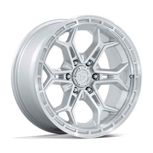 Fuel 1PC FC896 HEATHEN, 20X9, 6X139.7, ET1, CB106.1, GLOSS SILVER W/ MACHINED FACE