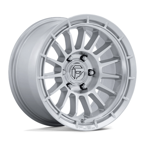 Fuel 1PC FC905 ASCEND, 17X9, 6X4.5, ET1, CB66.06, GLOSS SILVER W/ MACHINED FACE
