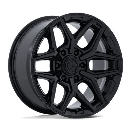 Fuel 1PC FLUX, 18X9, 6X139.7, ET20, CB106.1, GLOSS BLACK