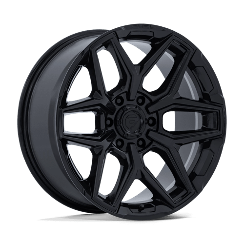 Fuel 1PC FLUX, 20X10, 6X135, ET-18, CB87.1, GLOSS BLACK