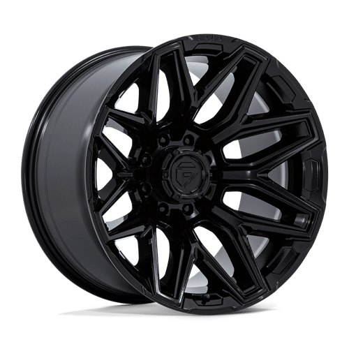 Fuel 1PC FLUX, 20X10, 8X170, ET-18, CB125.1, GLOSS BLACK