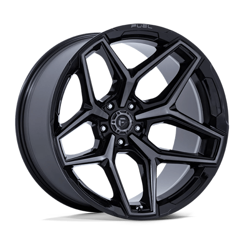 Fuel 1PC FLUX, 17X9, 5X127, ET1, CB71.5, GLOSS BLACK BRUSH FC GRAY DDDT