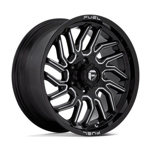Fuel 1PC D807 HURRICANE, 20X9, 6X135, ET20, CB87.1, GLOSS BLACK MILLED