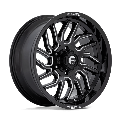 Fuel 1PC D807 HURRICANE, 20X9, 6X135, ET1, CB87.1, GLOSS BLACK MILLED