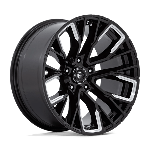 Fuel 1PC D849 REBAR, 20X10, 5X139.7, ET-18, CB78.1, GLOSS BLACK MILLED