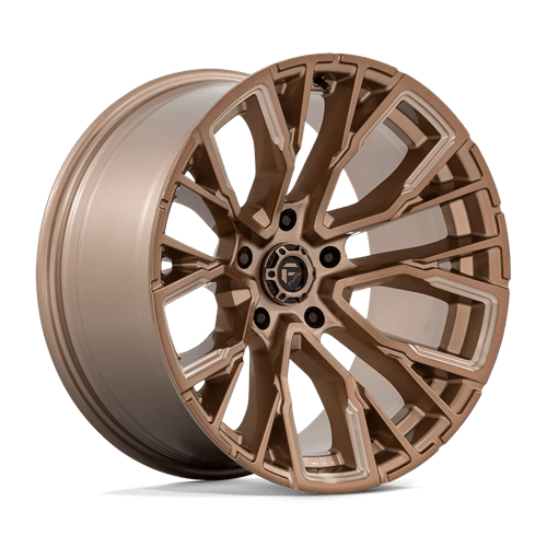 Fuel 1PC D850 REBAR, 20X10, 5X127, ET-18, CB71.5, PLATINUM BRONZE MILLED