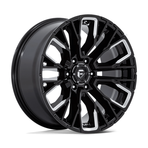 Fuel 1PC D849 REBAR, 20X9, 6X135, ET1, CB87.1, GLOSS BLACK MILLED