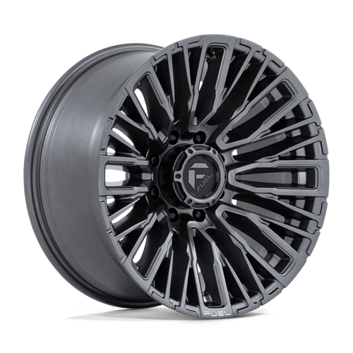 Fuel 1PC D848 REBAR, 20X10, 8X180, ET-18, CB124.2, MATTE GUNMETAL