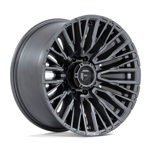 Fuel 1PC D848 REBAR, 20X10, 8X165.1, ET-18, CB125.1, MATTE GUNMETAL