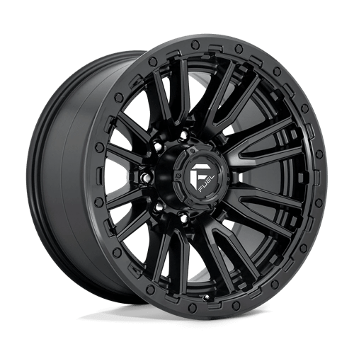 Fuel 1PC D679 REBEL, 20X10, 8X165.1, ET-18, CB125.1, MATTE BLACK