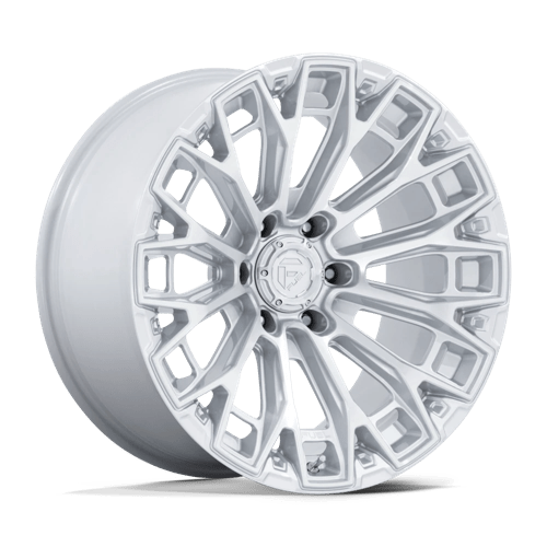 Fuel 1PC FC882 TRAX, 17X9, 6X135, ET-12, CB87.1, GLOSS SILVER W/ MACHINED FACE