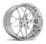 GFG FM21-Y, Deep Profile, 21X12, 5x120, ET52, CB66.9, Satin Black Center W/Gloss Black Lips