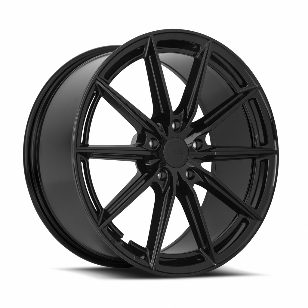 MRR GF26, 19x8.5, 5x100 to 5x120.7, ET20 to 40, CB66.6 to 74.1, Gloss Black