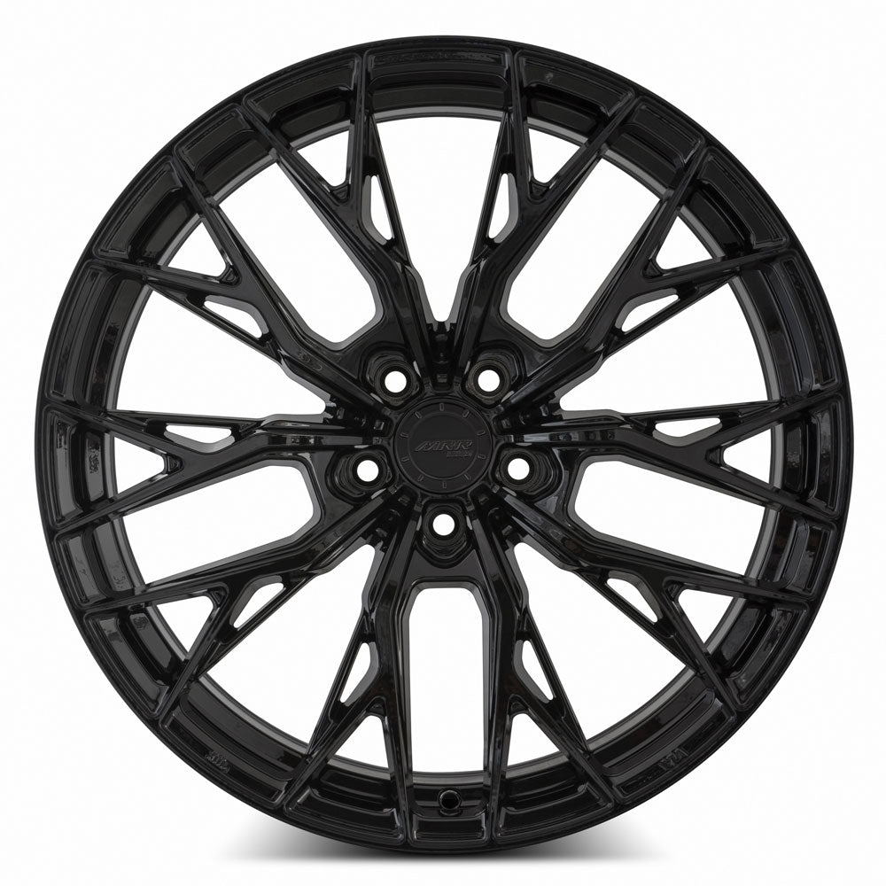 MRR GF5, 20x10, 5x100 to 5x120.7, ET20 to 45, CB66.6 to 74.1, Gloss Black