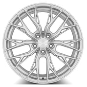 MRR GF5, 19x9.5, 5x114.3, ET20, CB73.1, Silver Machined Face