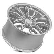 MRR GF5, 19x9.5, 5x112, ET40, CB66.6, Silver Machined Face