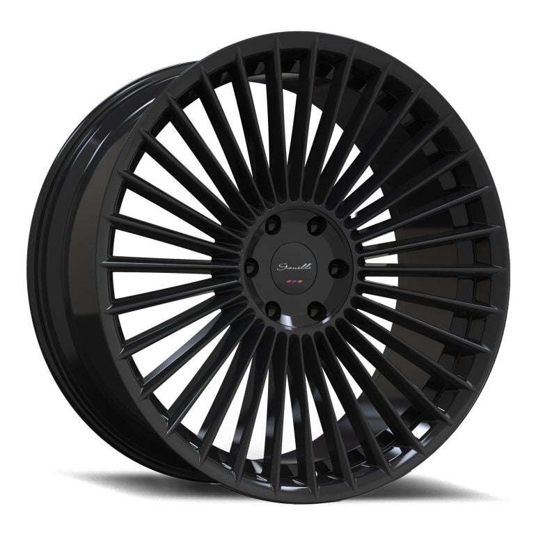 Gianelle Cabo, Regular Profile, 22x9.0, 5x112, ET30, CB73.1, Gloss Black