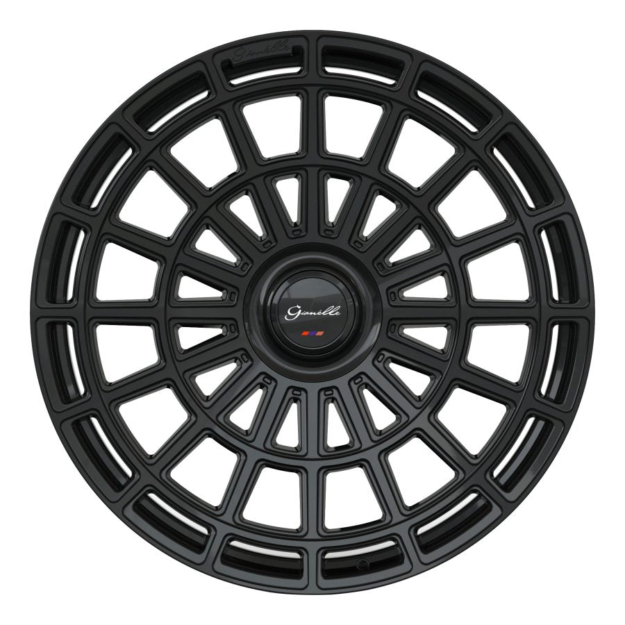 Gianelle Tourbillon, Deep Profile, 26x10, 5x100 to 5x132/6x114 to 6x139.7, ET10 to 45, CB72.56 to 110.1, Gloss Black