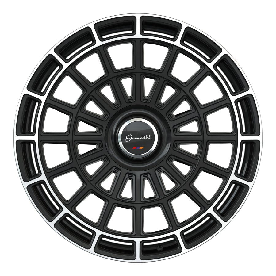 Gianelle Tourbillon, Deep Profile, 26x10, 5x100 to 5x132/6x114 to 6x139.7, ET10 to 45, CB72.56 to 110.1, Machined Black