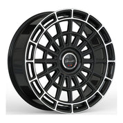 Gianelle Tourbillon, Deep Profile, 26x10, 5x100 to 5x132/6x114 to 6x139.7, ET10 to 45, CB72.56 to 110.1, Machined Black