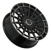 Gianelle Tourbillon, Deep Profile, 26x10, 5x100 to 5x132/6x114 to 6x139.7, ET10 to 45, CB72.56 to 110.1, Machined Black