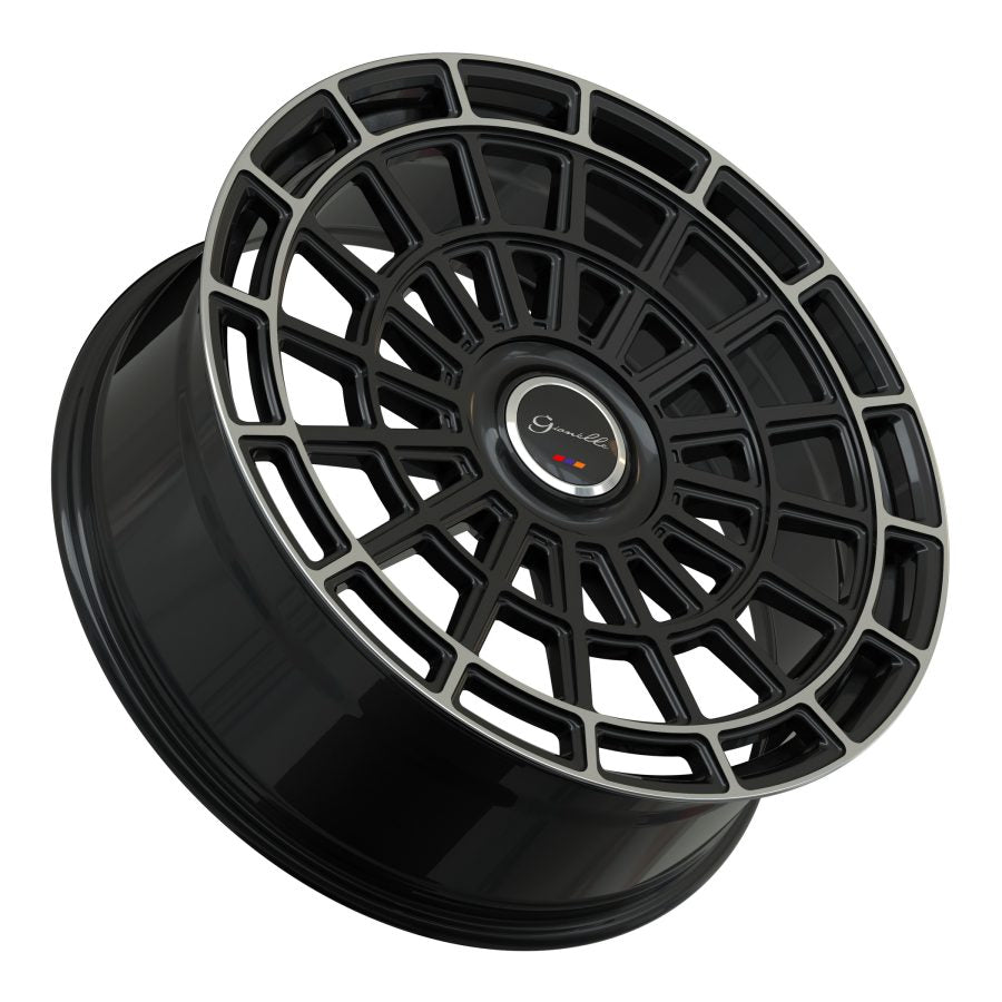 Gianelle Tourbillon, Deep Profile, 26x10, 5x100 to 5x132/6x114 to 6x139.7, ET10 to 45, CB72.56 to 110.1, Machined Black
