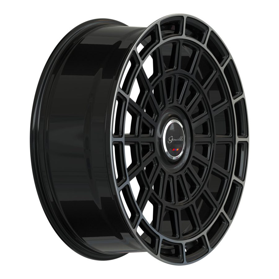 Gianelle Tourbillon, Deep Profile, 26x10, 5x100 to 5x132/6x114 to 6x139.7, ET10 to 45, CB72.56 to 110.1, Machined Black