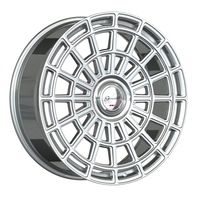 Gianelle Tourbillon, Deep Profile, 26x10, 5x100 to 5x132/6x114 to 6x139.7, ET10 to 45, CB72.56 to 110.1, Machined Silver
