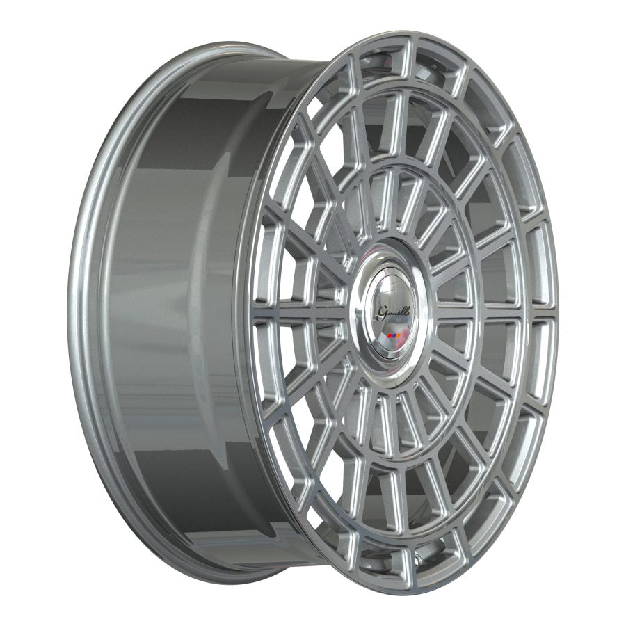 Gianelle Tourbillon, 26x10, 5x100 to 5x132/6x114 to 6x139.7, ET10 to 45, CB72.56 to 110.1, Machined Silver - 2610Z10GATOUMS
