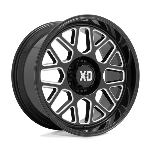 XD XD849 GRENADE II, 20X9, 6X139.7, ET18, CB106.1, GLOSS BLACK MILLED