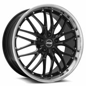 MRR GT1, 19x8.5, 5x112, ET35, CB66.6, Black Machined Lip