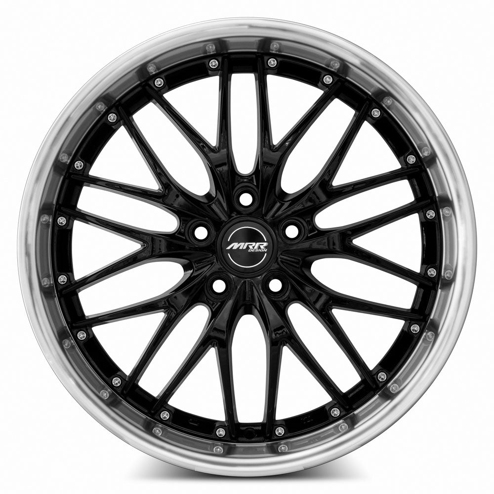 MRR GT1, 19x9.5, 5x112, ET40, CB66.6, Black Machined Lip
